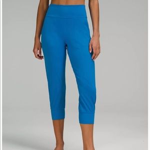 lululemon Align™ High-Rise Cropped Jogger, blue, size 4, worn once